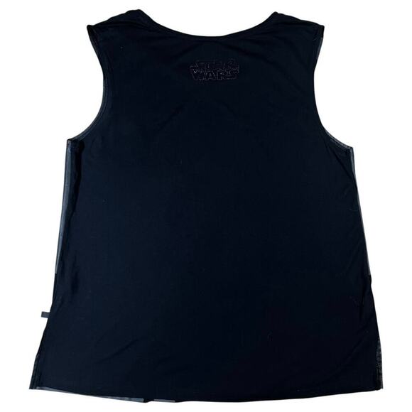 Rock Republic Star Wars Black Darth Vader Beaded Sleeveless Top Size Large - Picture 9 of 9